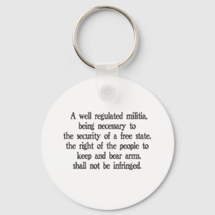 Second Amendment Keychain
