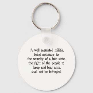 Second Amendment Keychain