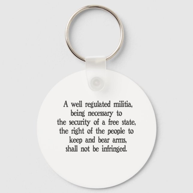 Second Amendment Keychain (Front)