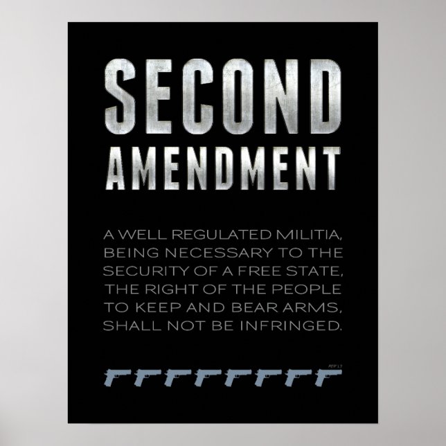 Second Amendment Poster (Front)