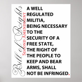 Second Amendment Poster