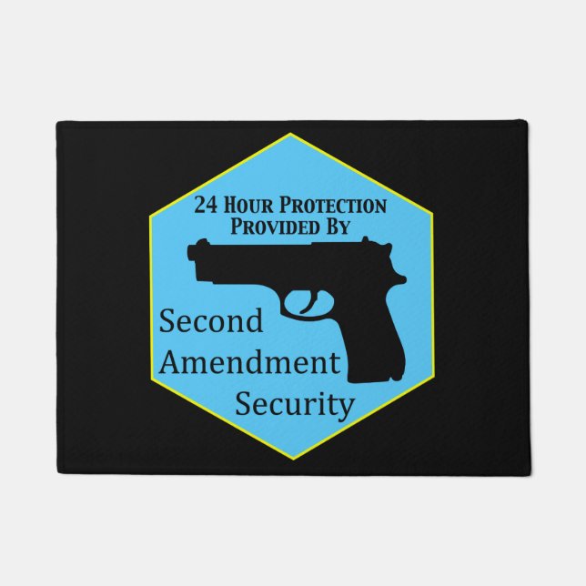 Second Amendment Security Doormat (Front)