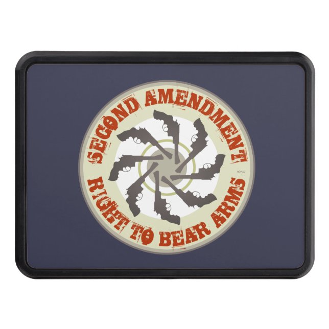 Second Amendment Trailer Hitch Cover (Front)