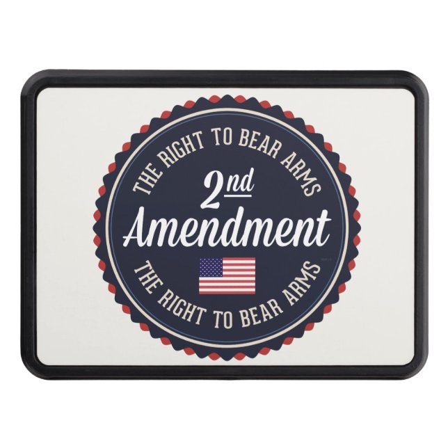 Second Amendment Trailer Hitch Cover (Front)