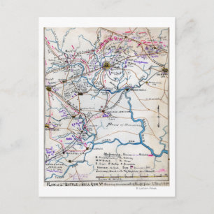 Second Battle of Bull Run 4 Postcard