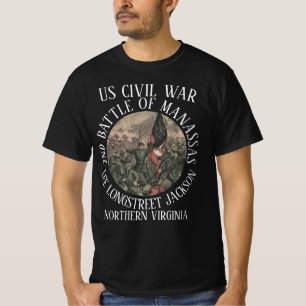 SECOND BATTLE OF MANASSAS US CIVIL WAR LEE POPE T-Shirt