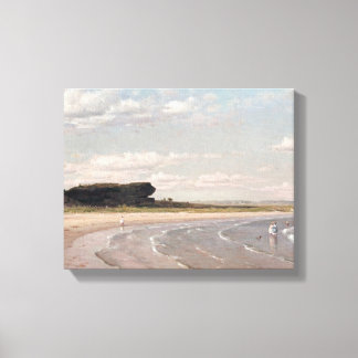 Second Beach Newport by Worthington Whittredge Canvas Print