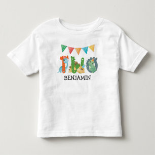 Second Birthday Dinosaur Baby Toddler T-shirt