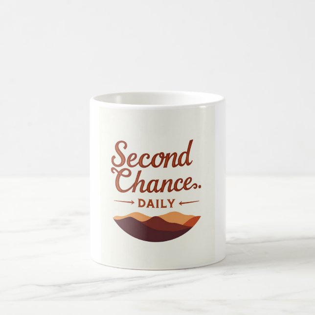 Second Chance Daily" Kid's T-Shirt   Coffee Mug (Center)