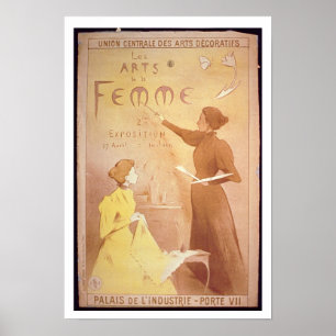 'Second Exhibition of Women's Art, Palais de L'Ind Poster