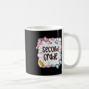 Second Grade Back To School 2nd Grade Coquette Tea Coffee Mug