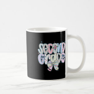 Second Grade Back To School Coquette Preppy Pencil Coffee Mug