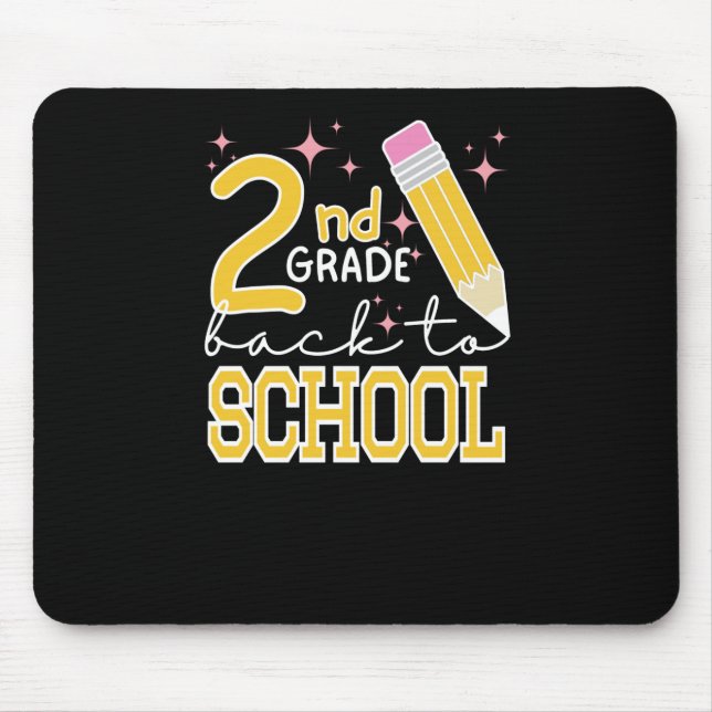 Second Grade Back To School  Mouse Pad (Front)