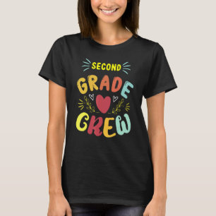 Second Grade Crew Back To School 2nd Grade Teacher T-Shirt