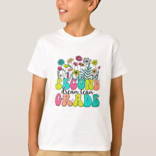 second Grade Dream Team Funny Back To School  T-Shirt