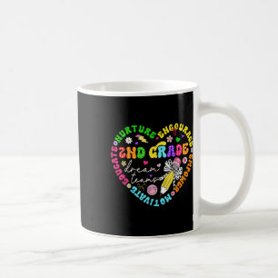 Second Grade Dream Team Teacher Women Girl Back To Coffee Mug