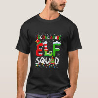 Second Grade ELF Squad Funny Christmas ELF Student