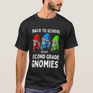 Second Grade Gnomies Cute First Day Of School Gno T-Shirt