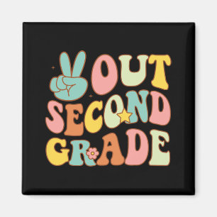 Second Grade Groovy Last Days School 2nd Grade Magnet