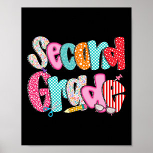 Second Grade Kids 2nd Grade Kids Teachers Back To Poster
