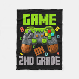 Second Grade Let's Play 2nd Grade Back To School Fleece Blanket