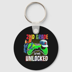Second Grade Level Unlocked Byck To School Video G Keychain