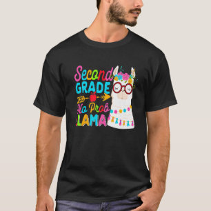 Second Grade No Prob Llama Back To School First Da T-Shirt