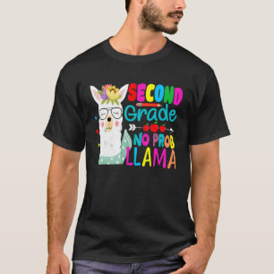 Second Grade No Prob Llama Back To School T-Shirt