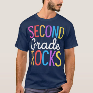 Second Grade Rocks 2nd Grade Back To School Premiu T-Shirt