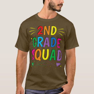 Second Grade Squad 2nd First Day of School T-Shirt