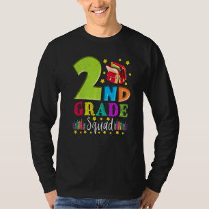 Second Grade Squad Back To School 2nd Graders Teac T-Shirt