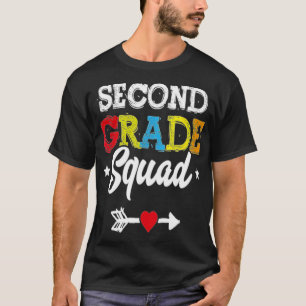 Second Grade Squad Teacher Student Kids best frie T-Shirt