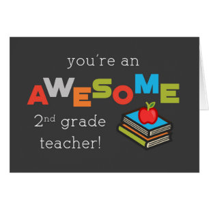 Second Grade Teacher Appreciation Day Books+Apple