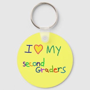 Second Grade Teacher Gifts Keychain