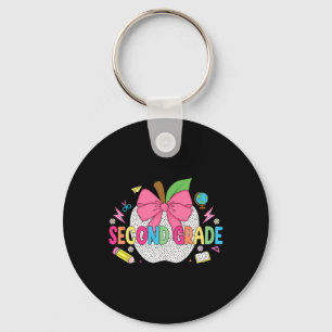 Second Grade Teacher Kids Team 2nd Grade Back To S Keychain