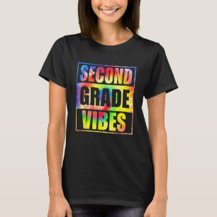 Second Grade Vibes - 2nd Grade Team Retro 1st Day T-Shirt