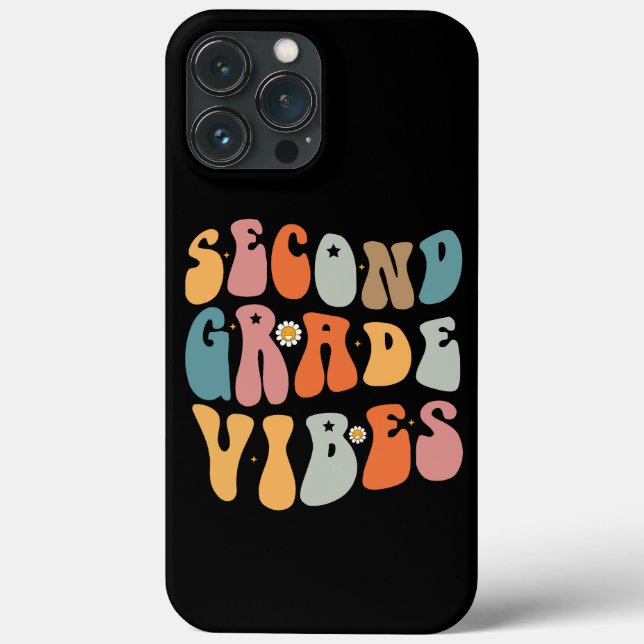 Second Grade Vibes Back To School Groovy School  Case-Mate iPhone Case (Back)