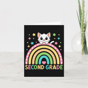 Second Grade Vibes First Day Of 2nd Grade Crew Gir Card