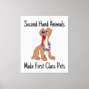 Second Hand Animals Make Stretched Canvas Print