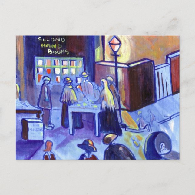 SECOND HAND BOOKS POSTCARD (Front)