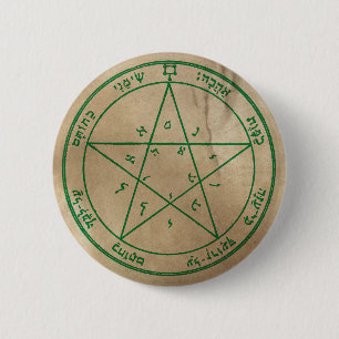 Second Pentacle of Venus 2 Inch Round Button