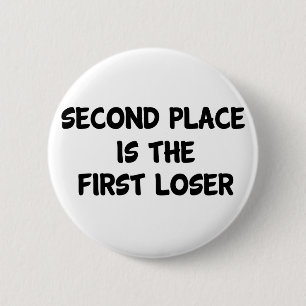 Second Place 2 Inch Round Button