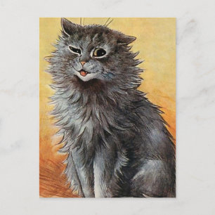 “Second Prize at the Cat Show” by Louis Wain Postcard