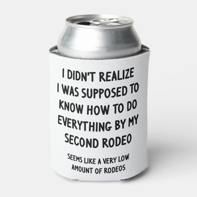 Second Rodeo Can Cooler (Can Front)