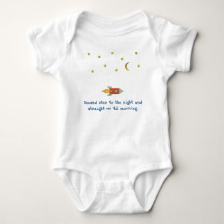 Second Star to the Right... Baby Bodysuit