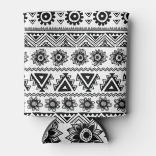 Second tribal ethnic, seamless pattern. can cooler