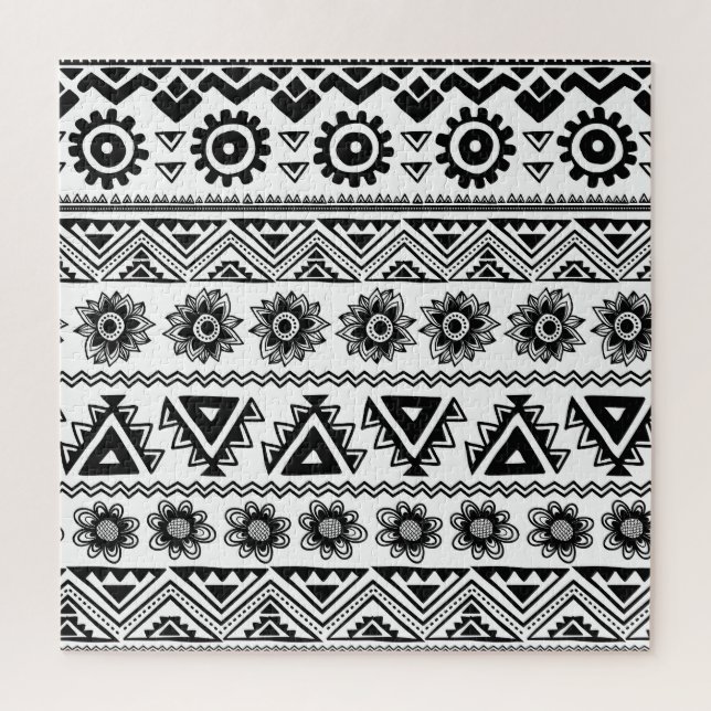 Second tribal ethnic, seamless pattern. jigsaw puzzle (Vertical)