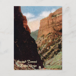 Second Tunnel in Royal Gorge Postcard