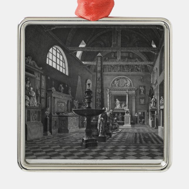 Second view of the introductory room metal ornament (Front)