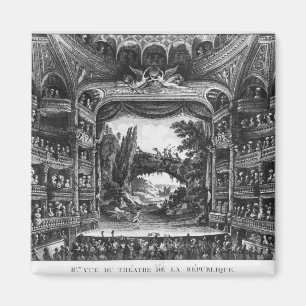 Second view of the Theatre de la Republique Magnet